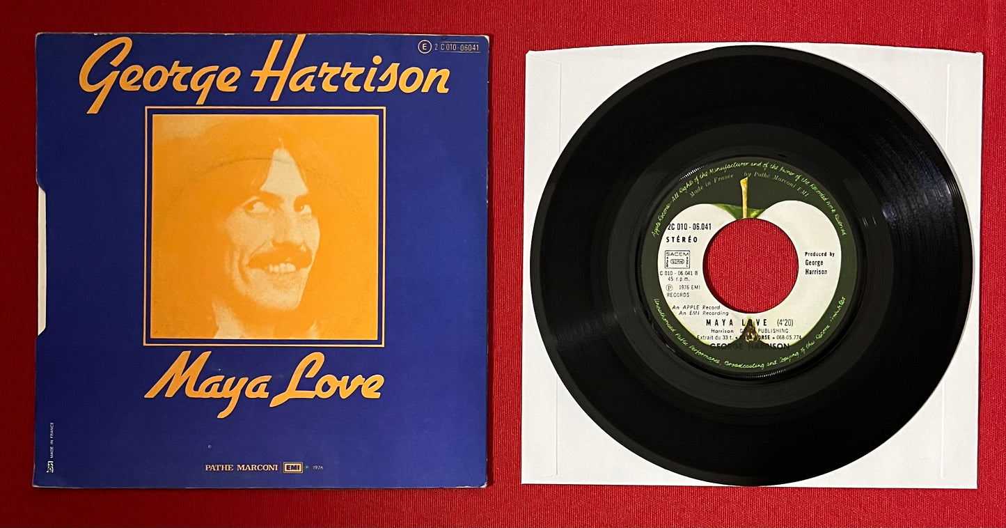 George Harrison - This Guitar Cant Keep From Crying 7” 45RPM Record / French Pressing!!!