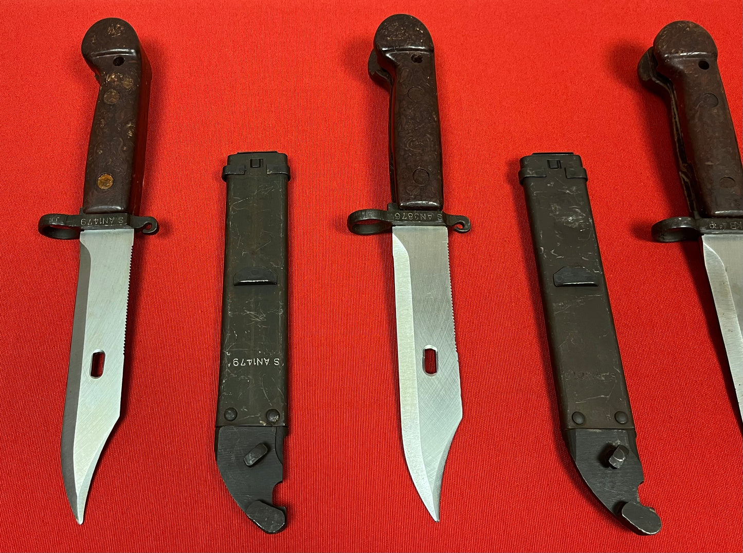 Authentic Romanian AKM-AK47 Bayonet & Scabbard / Fighting Knife-Cold War Era