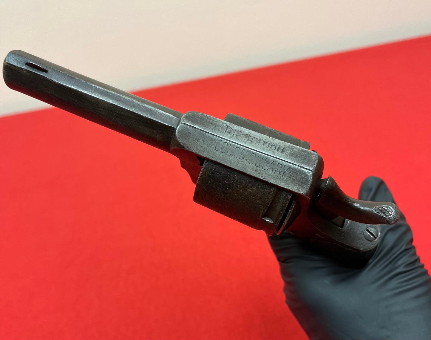 The British Constabulary (Webley Style) Revolver W/ Belgian Proof Marks Circa 1875