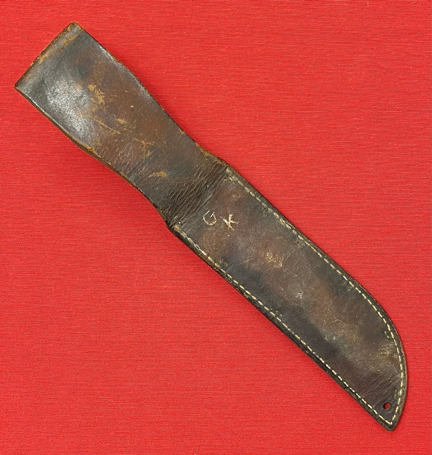WW2 U.S.N MK2 KA-BAR Fighting Knife "Trench-Art" Theater Made #3