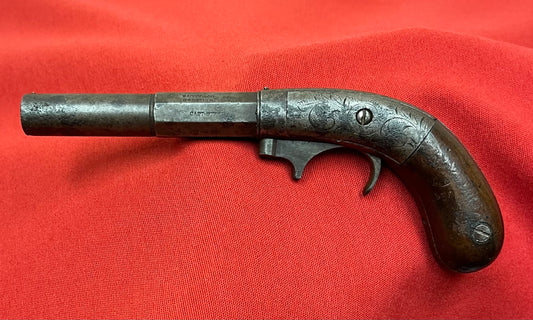 Original U.S. Civil War Era Bacon & Co .34cal Underhammer Rifled Percussion Boot Pistol Circa 1855 Scarce 57 of 500