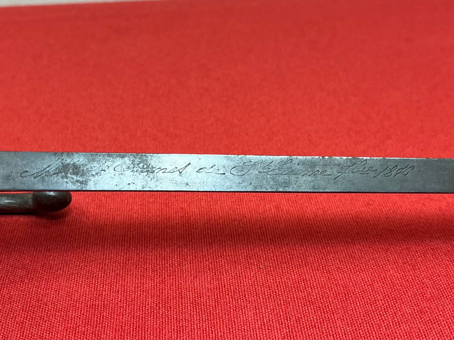 M1874 French Gras Bayonet Dated 1876