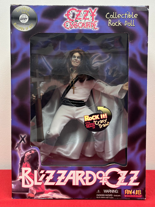 Ozzy Ozboure - "Blizzard of Ozz" 15" Action Figure Fun-4-All VTG Y2K 2000