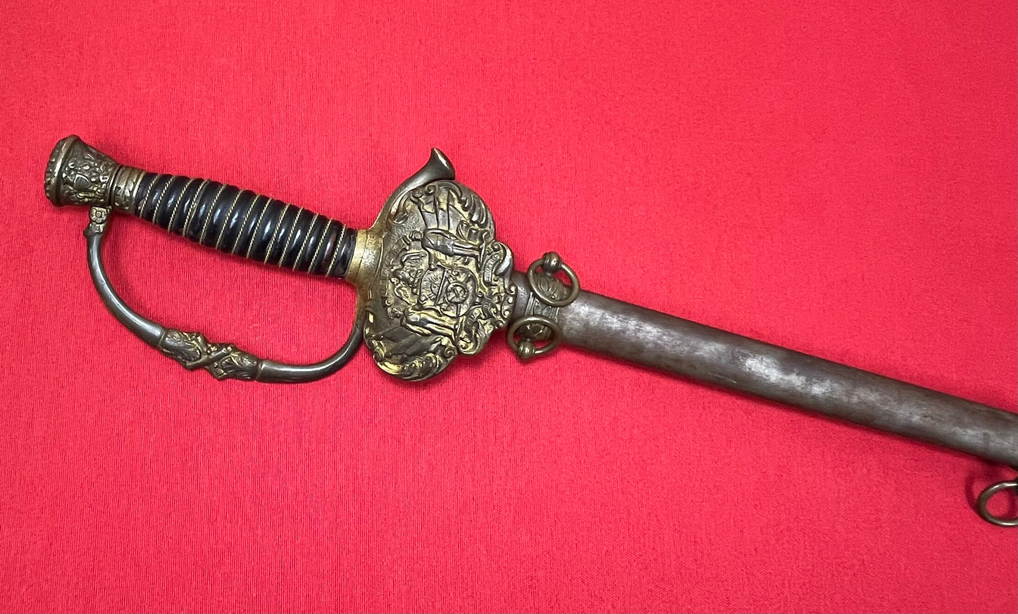 1800’s Sons of Veteran’s GAR Sword Etched Blade General Grant 1861-65 Civil War