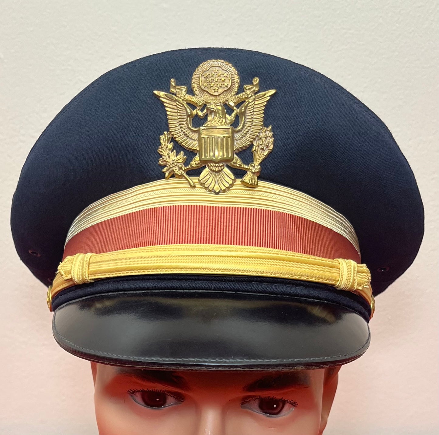 U.S. Army Officer’s Visor Cap of Captain W. Groome HQ 1st Missile BN Granite, MD - (Nuclear Missile Facility) Vietnam Era  ￼