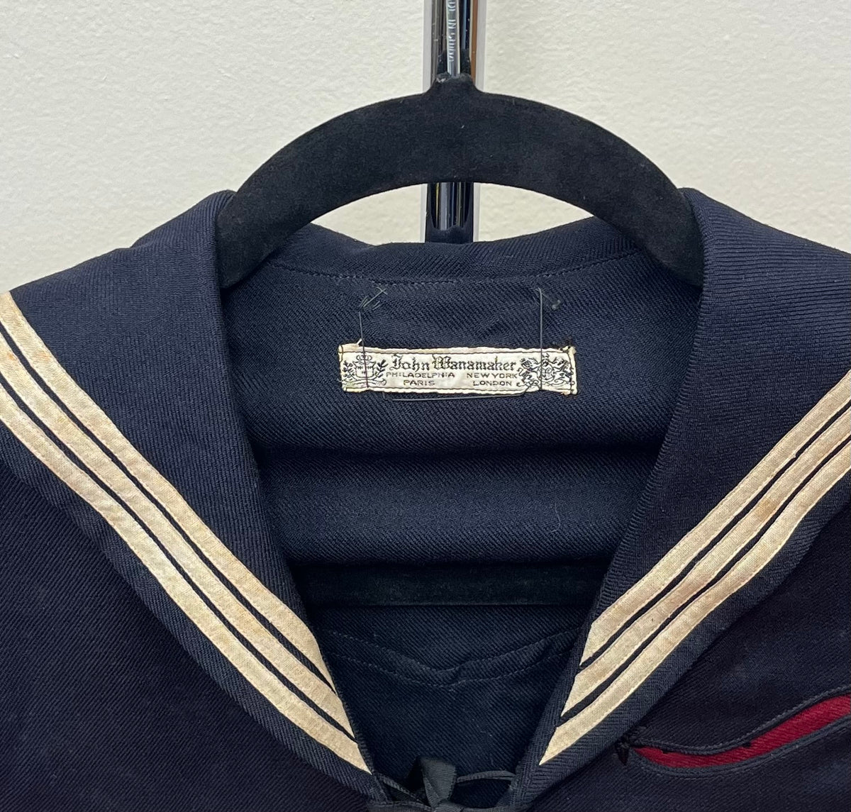 WW1 / WW2 U.S. Child's Navy Uniform Jumper & Cap by John Wanamaker