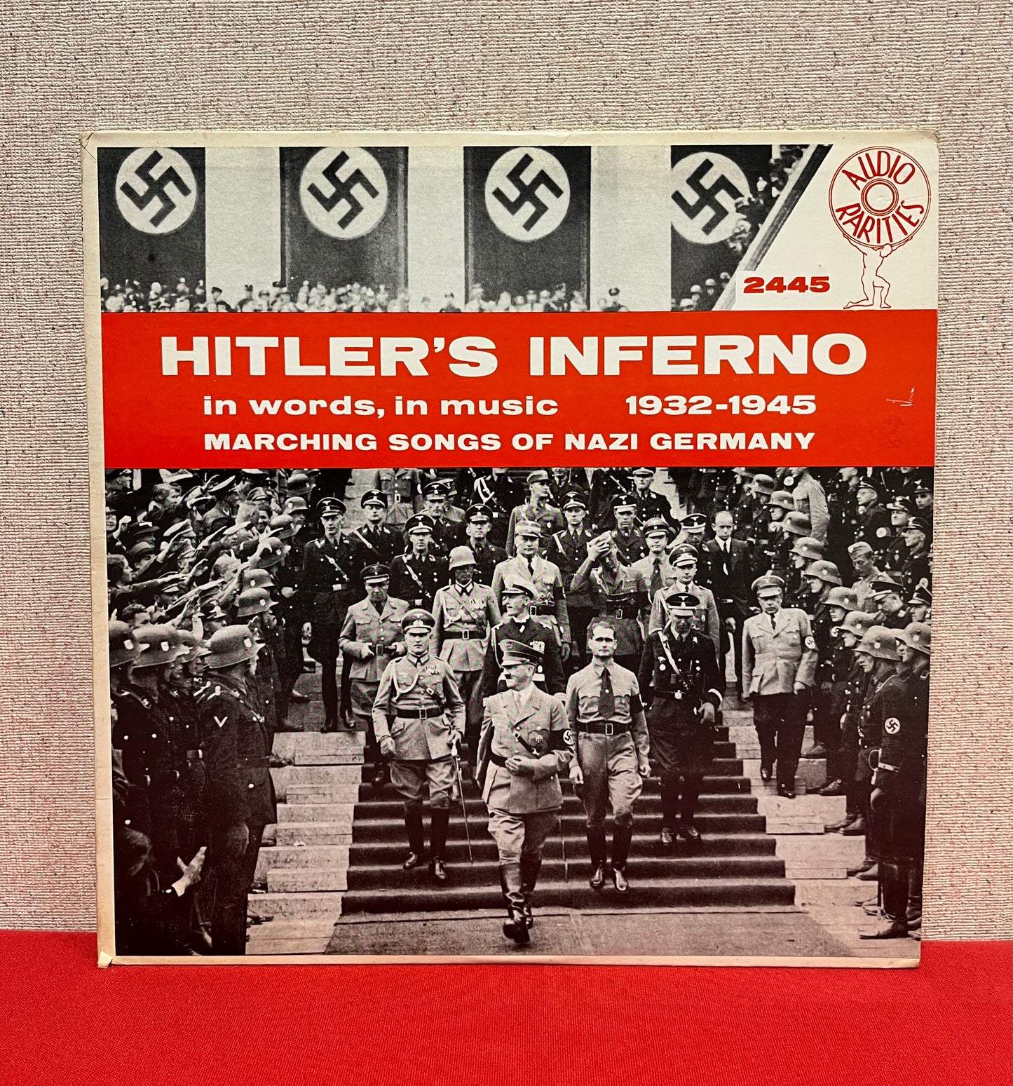 World War II Vinyl LP Hitler’s Inferno Marching Songs of Nazi Germany VG+
