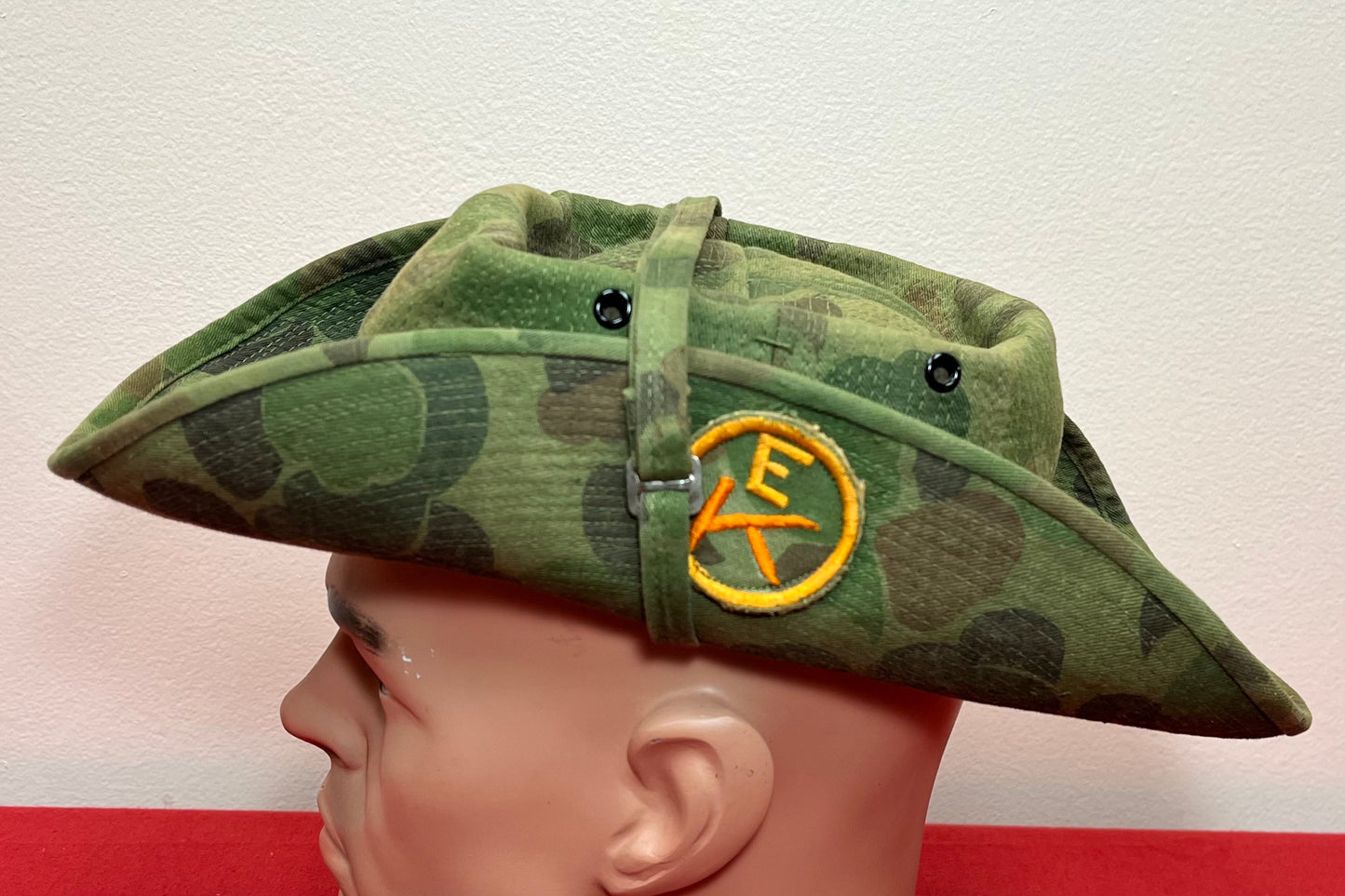 Original U.S. Vietnam War Era Boonie / Slouch Hat W/I Patch  1960’s Camouflage