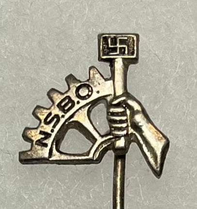 WW2 German (NSBO) National Socialist Factory Cell Organization Stickpin