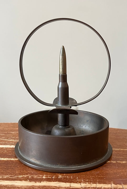 WWII JAPANESE ARTILLERY SHELL (TRENCH ART) ASHTRAY