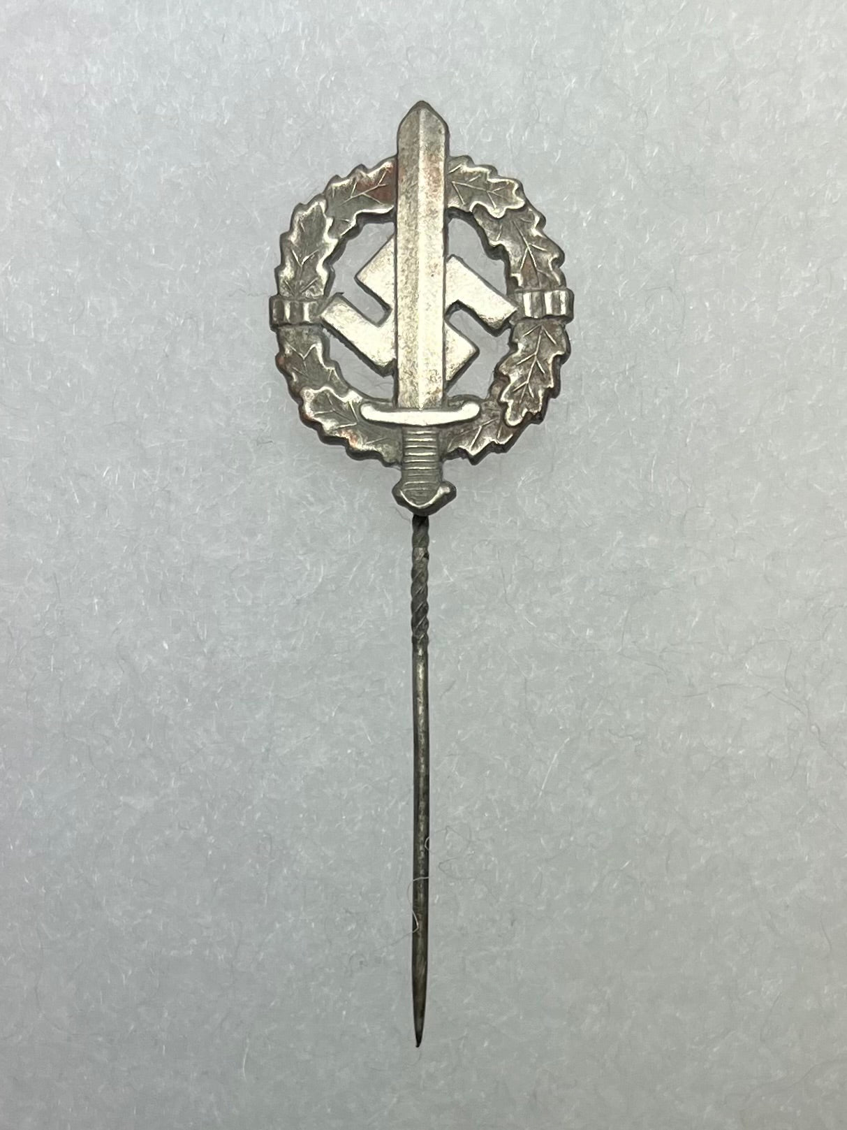 WW2 German SA “Silver” Sports Badge Stick Pin - 2nd Class