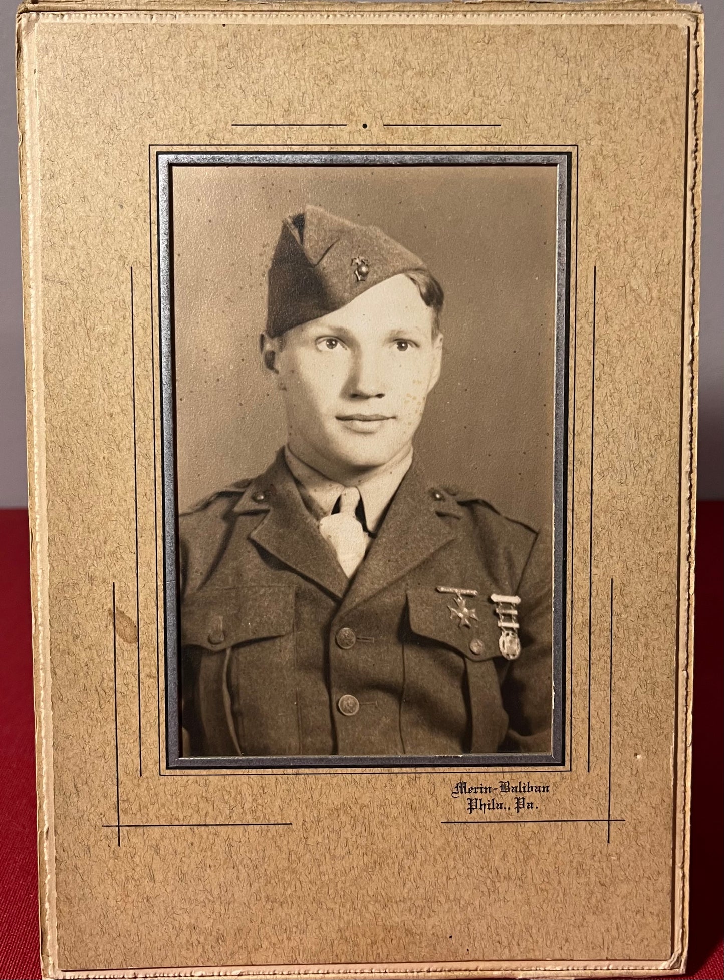 WW2 U.S.M.C Marine Okinawa Grouping of Corporal Glenn Miller of Millersburg, Pa