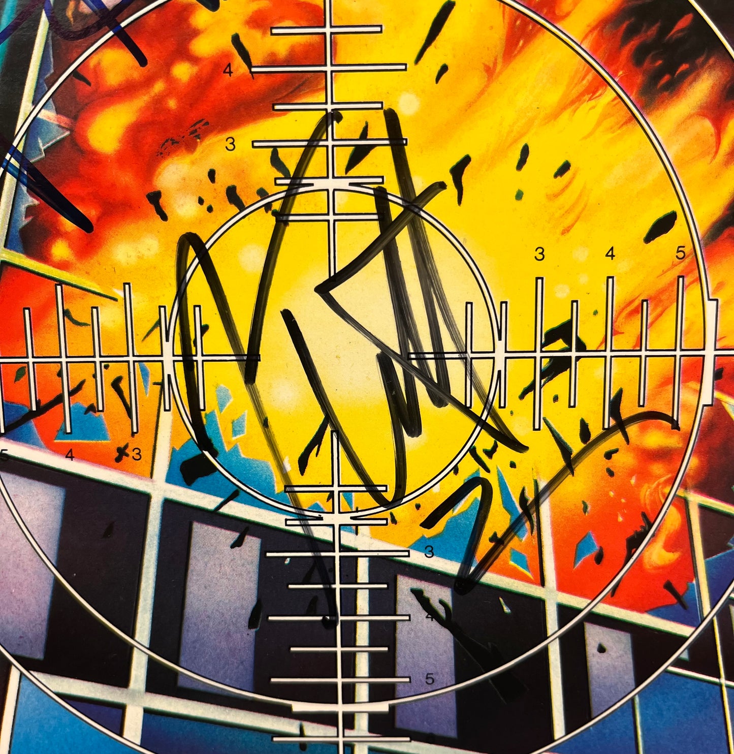 Def Leppard - Pyromania LP / Joe Elliott & Phil Collen Autographed 1983 Signed !!!