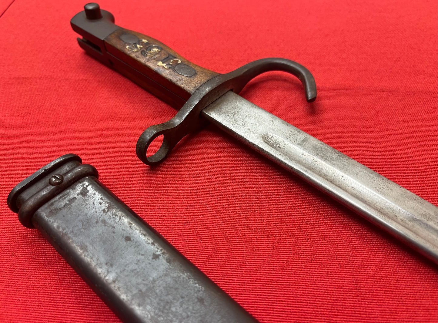 WW2 Japanese Arisaka Type 30 Bayonet & Scabbard / Training