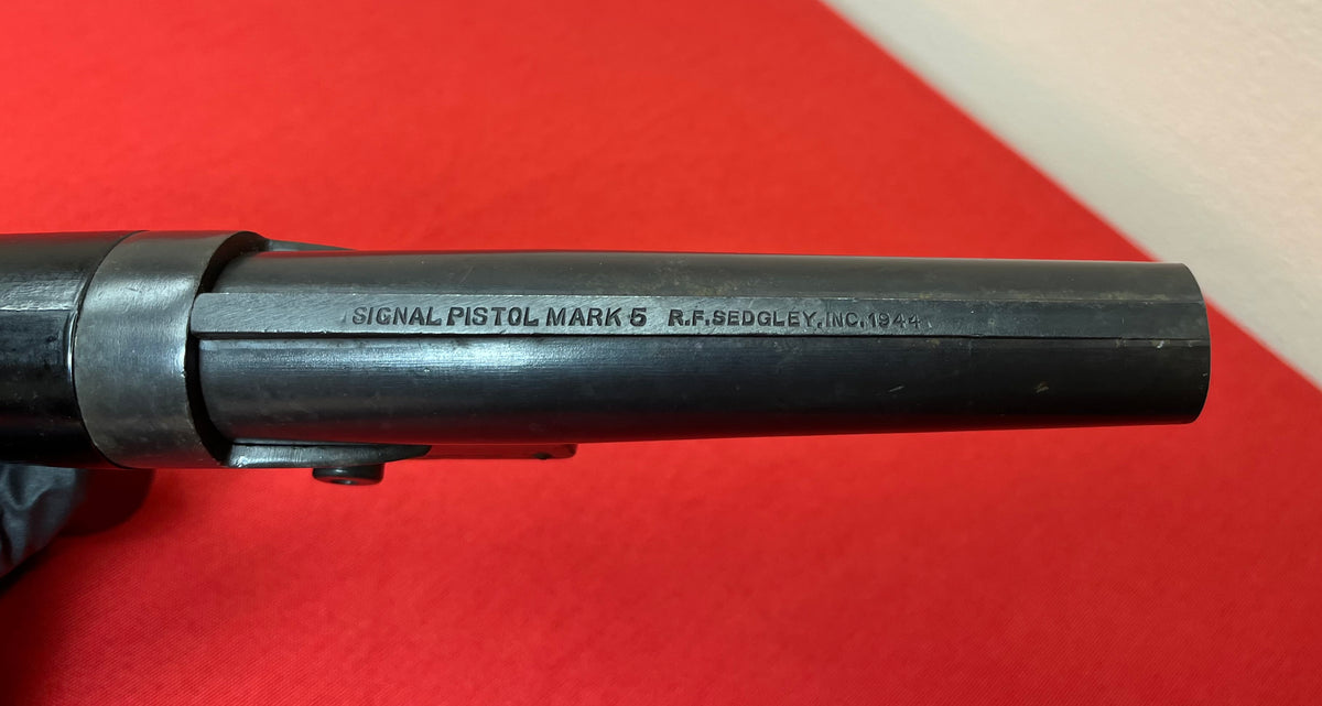 WW2 U.S.N. Navy Mark 5 Signal Flare Pistol Dated 1944