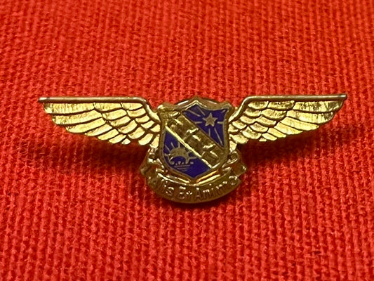 WW2 USAAF 21st Bomb Group Alis Et Animo Wings Pin / Badge