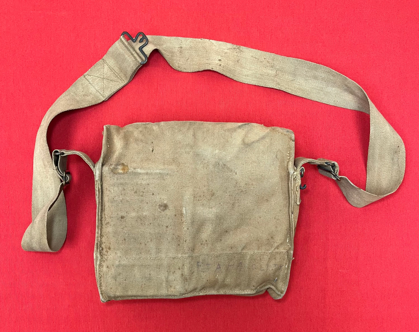 Original U.S. WWI M1917 SBR Gas Mask & Carry Bag - 91st Division Andrew Haggerty