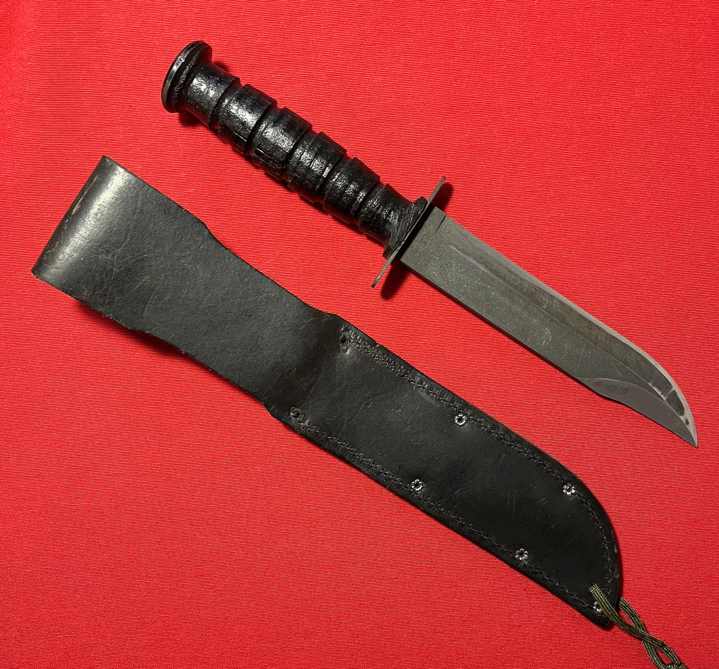 U.S Military MARK 2 Fighting Knife MK2 by Ontario W/ Scabbard Combat Survival