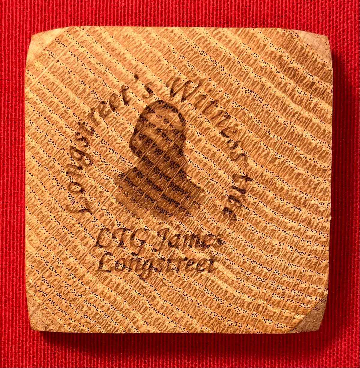 The Battle of Gettysburg - LTG James Longstreet’s (Witness Tree) Piece of Wood