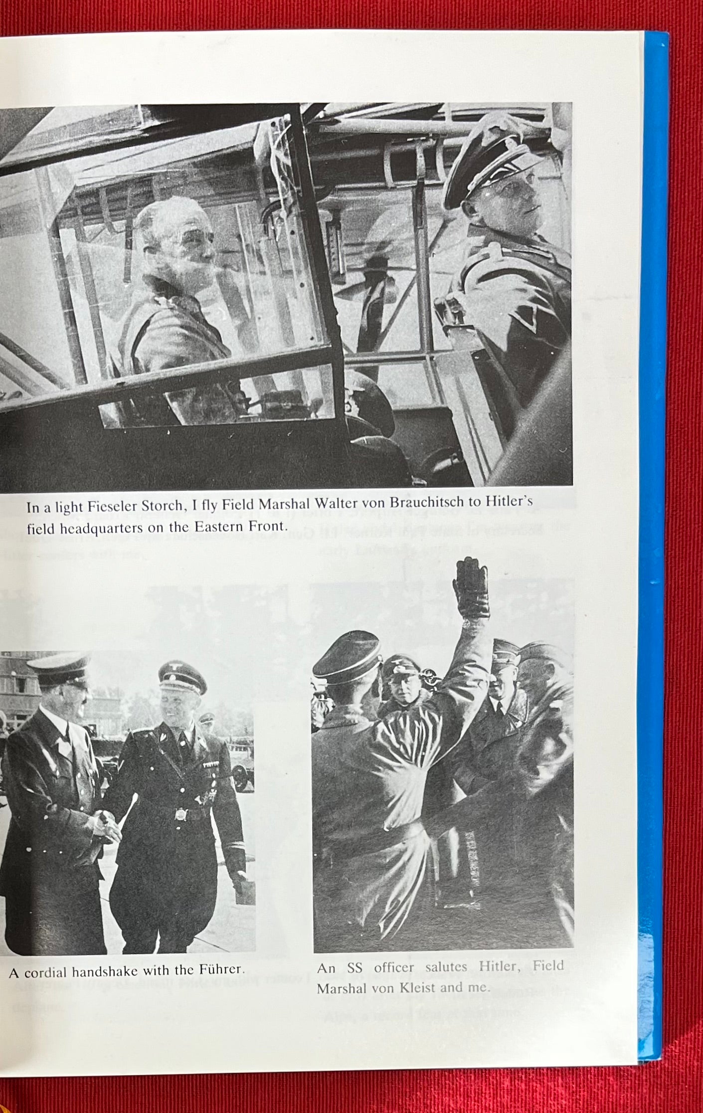 SIGNED - Hitler at My Side by Gen. Hans Baur (Hitler’s Personal Pilot) 1986 Book