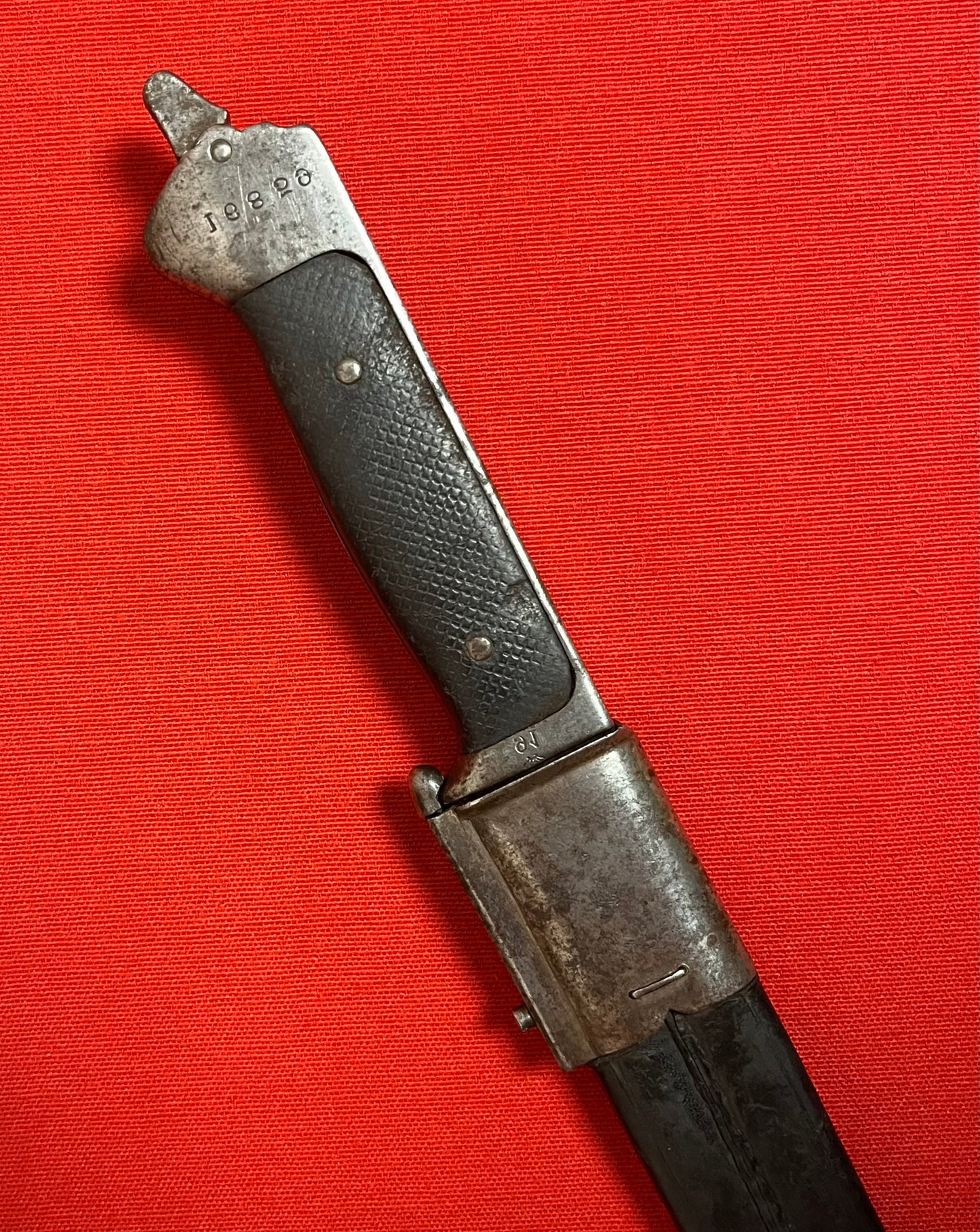 Danish M1889 Krag–Jørgensen Knife Bayonet - Gevær M/89  1st Model / Dated 1891