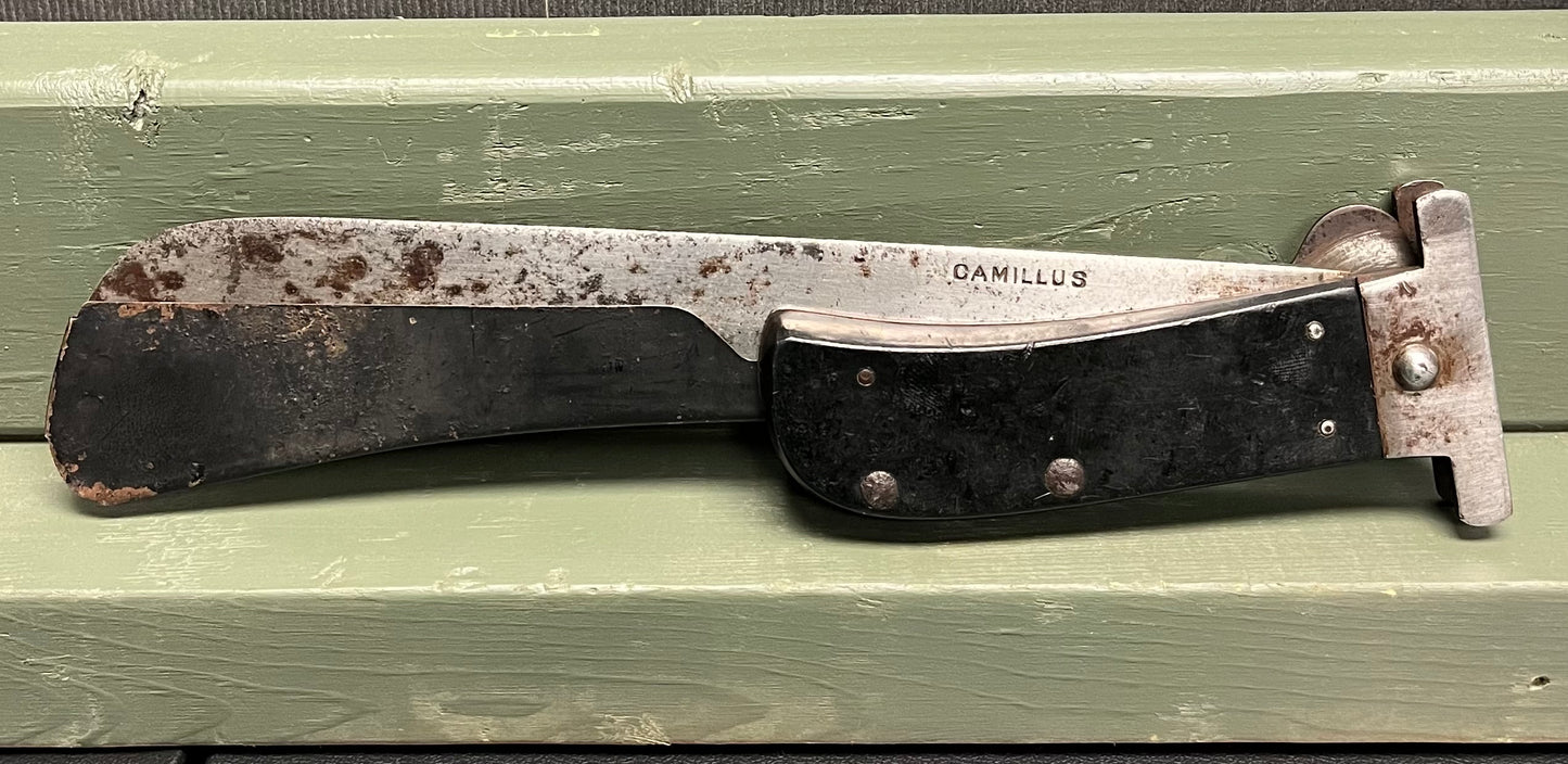 WW2 USAAF SURVIVAL KNIFE / FOLDING MACHETE ￼