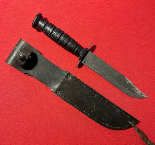 U.S Military MARK 2 Fighting Knife MK2 by Ontario W/ Scabbard Combat Survival