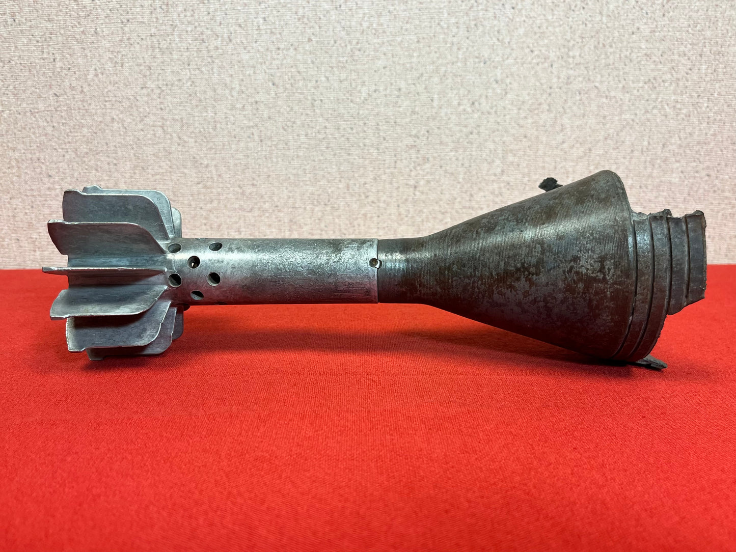 WW2 M34 Chemical Mortar Round Shrapnel Half - Dated 1942