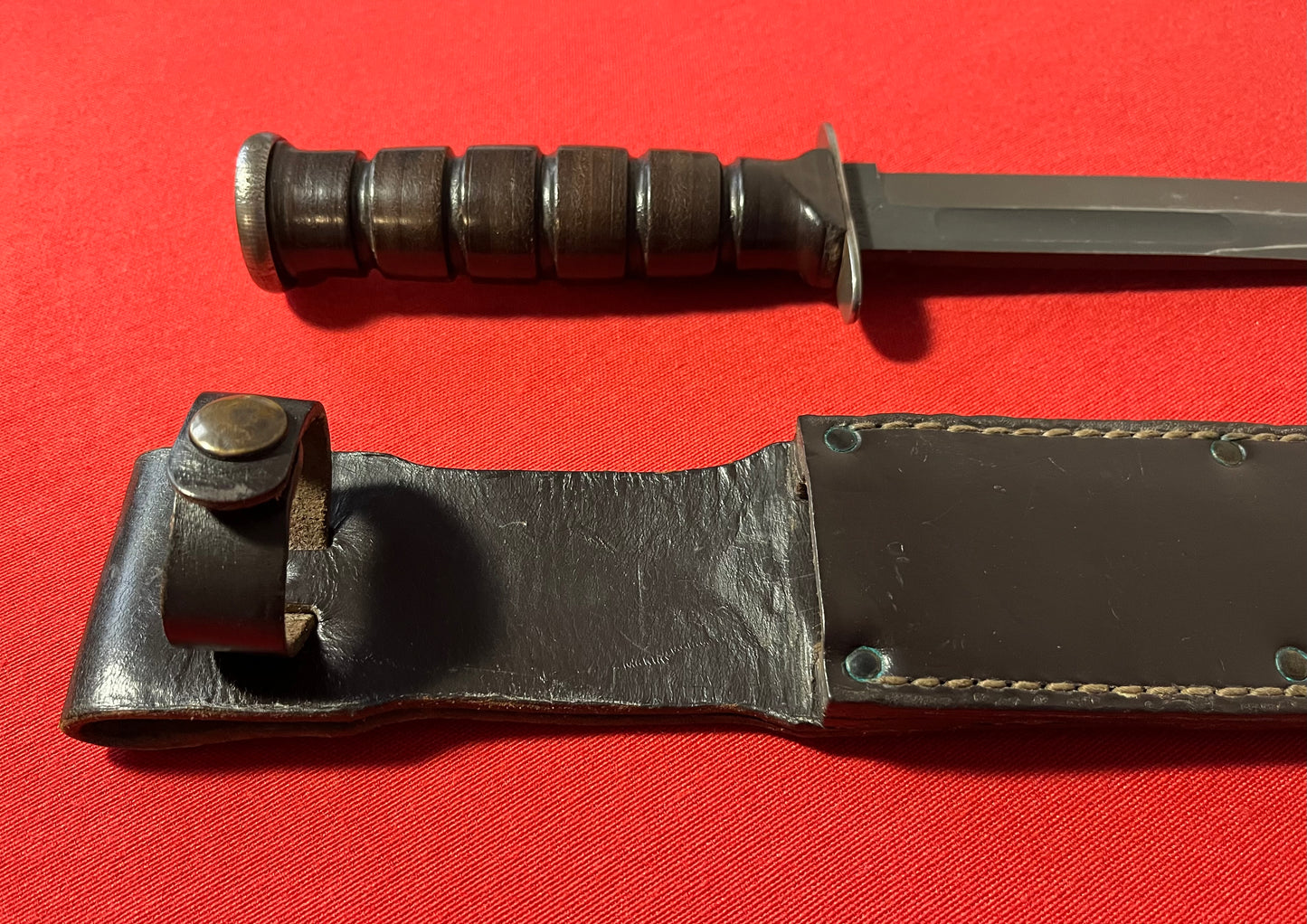 Vietnam Era U.S. CAMILLUS NY MARK 2 Fighting Knife MK2 " ID Number " Engraved