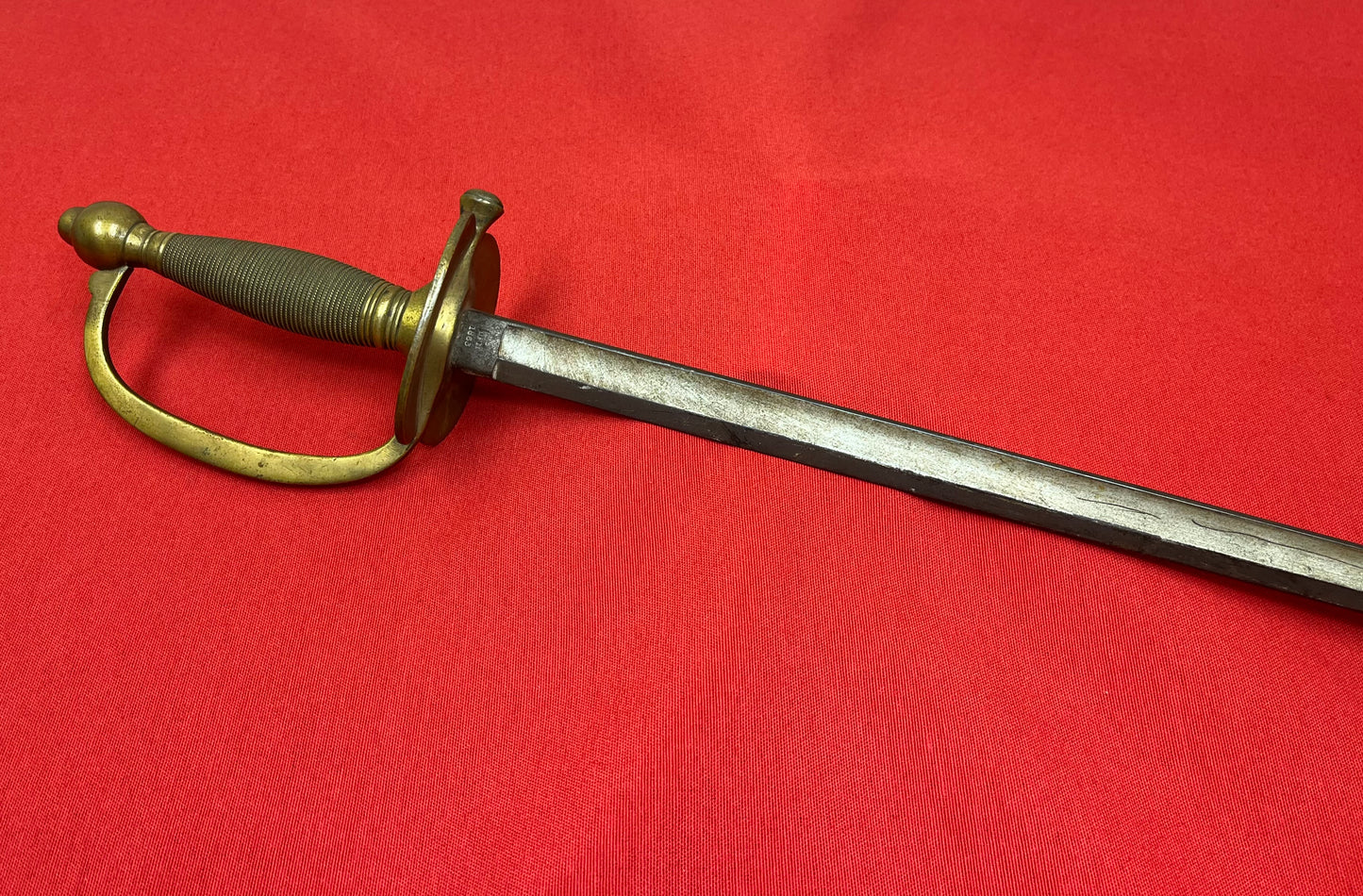 U.S. M1840 NCO Non-Commissioned Officer's Sword by Emerson & Silver Dated 1863 - Civil War Era