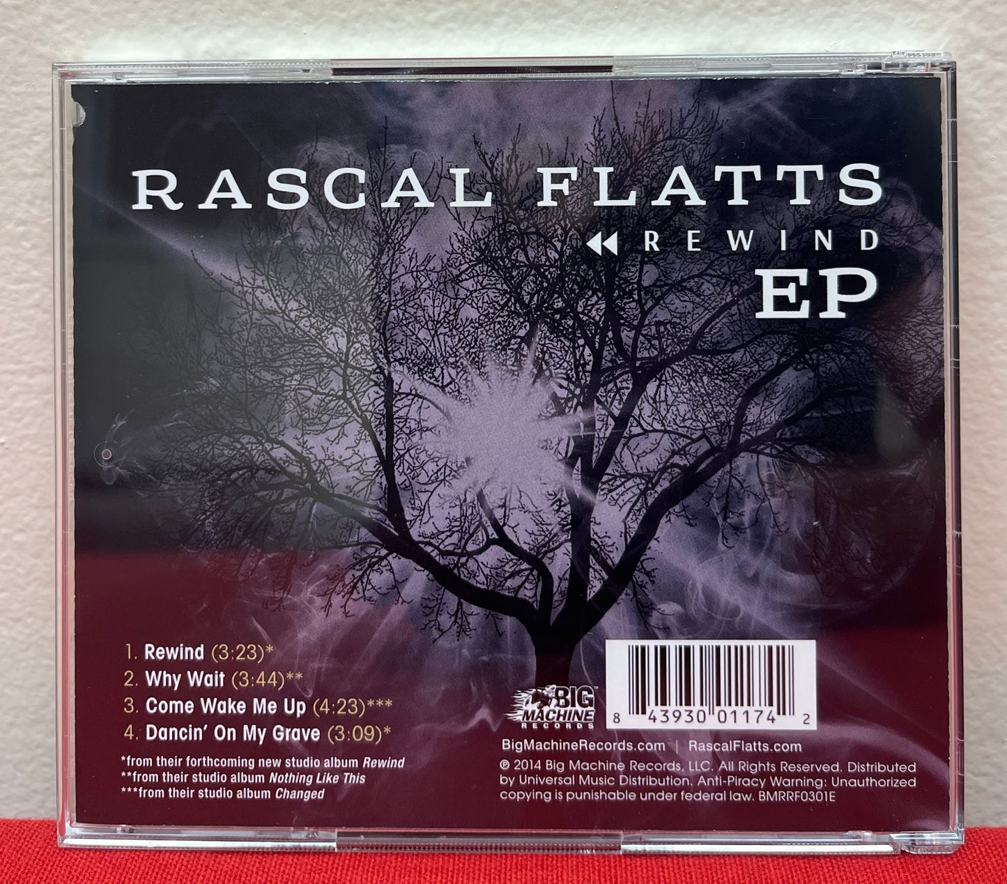 Rascal Flatts - Signed Rewind CD 2014 EP Big Machine Records Country Music Album