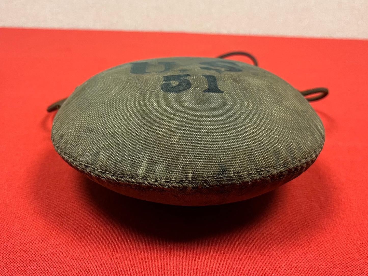 Original U.S. Indian Wars M1878 Canteen & Leather Shoulder Strap