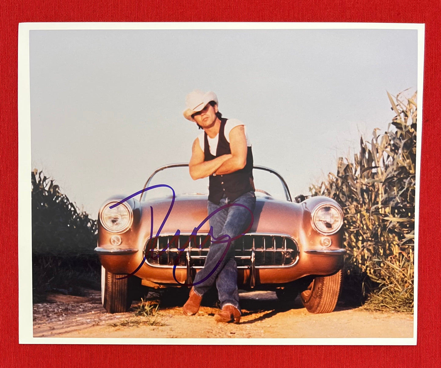 John Mellencamp - Signed 8x10 Movie Photo Falling From Grace W/ COA