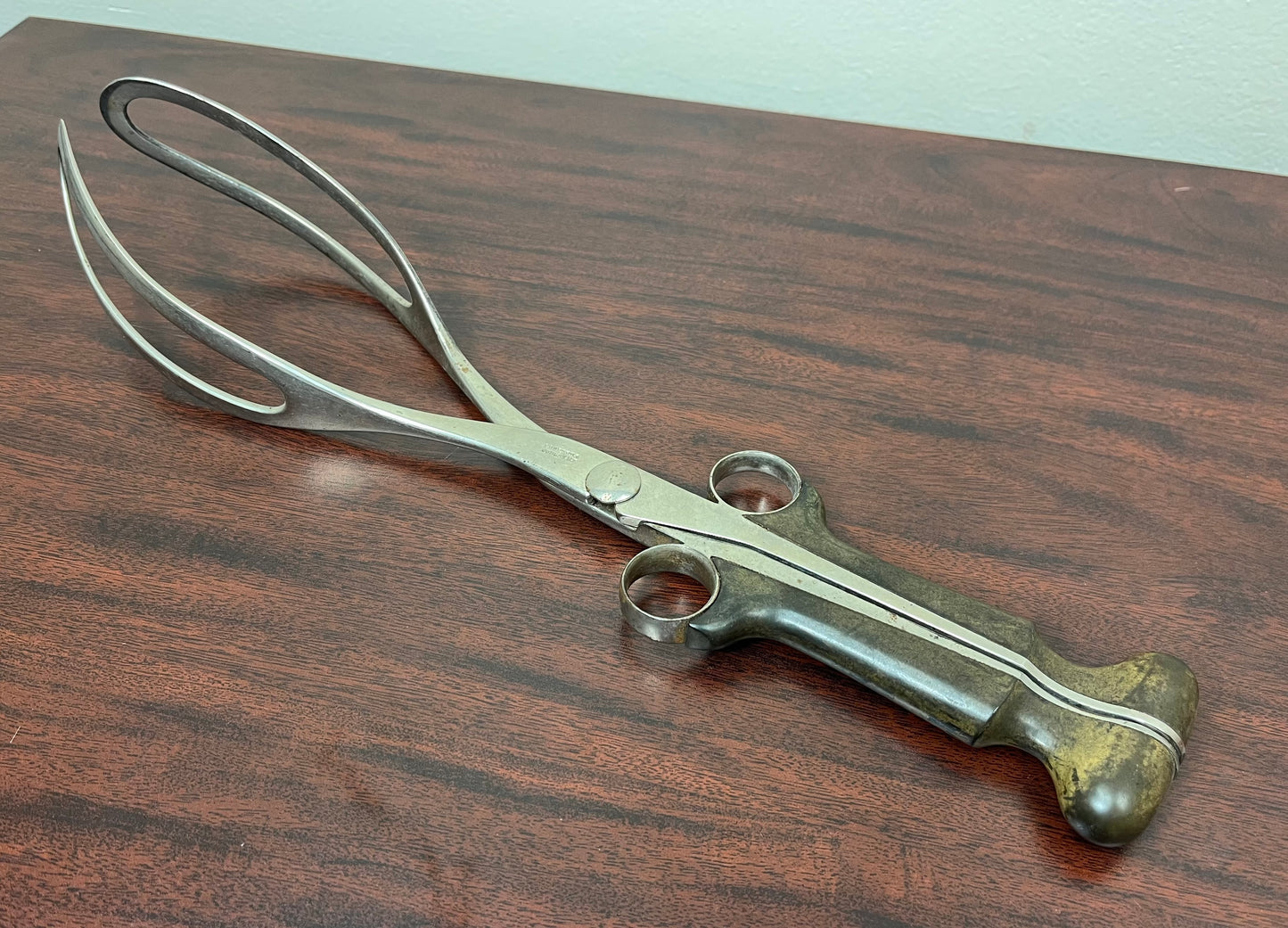 C.1848 OBSTETRICAL BIRTHING FORCEPS BEDFORDS - ANTIQUE MEDICAL (CIVIL WAR ERA) #11