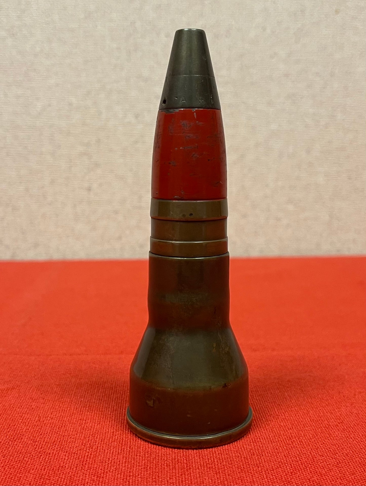 WW2 Japanese (Trench Art) Shell 25mm Round - Inert