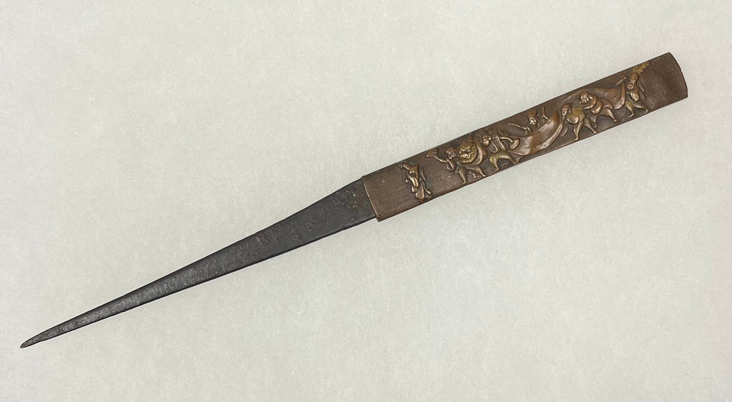 Japanese (Kozuka) Knife Handle with Blade for Katana