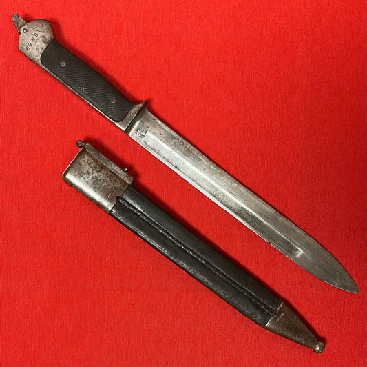 Danish M1889 Krag–Jørgensen Knife Bayonet - Gevær M/89  1st Model / Dated 1891