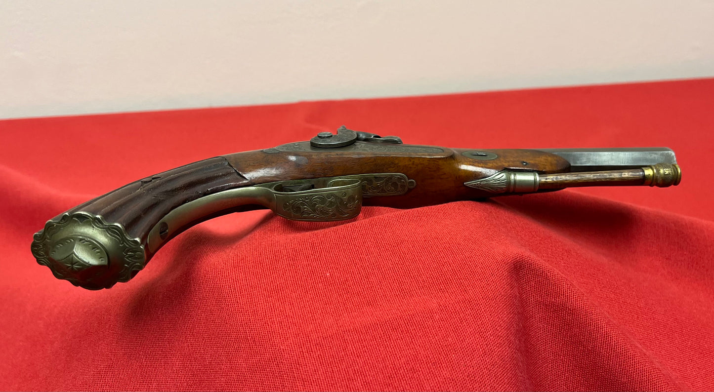 Original Belgian Percussion Target/Dueling Pistol Made in Liège - Circa 1850