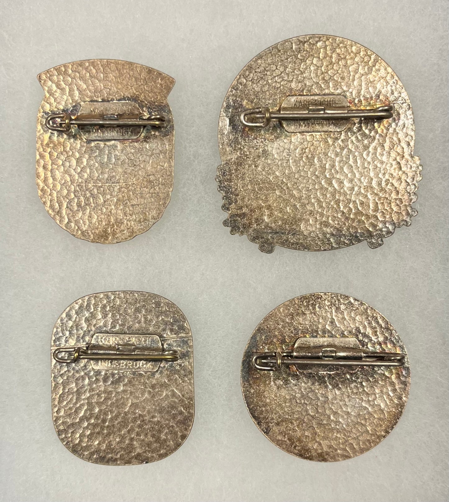 WW2 German SS 6th Mountain Div. Veteran’s Reunion Pin Collection - Bad Windsheim