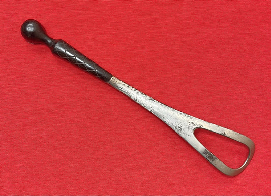 1800’s Obstetric (Birthing) Vectis W/ Ebony Handle by A.L. HERNSTE Antique Medical Equipment