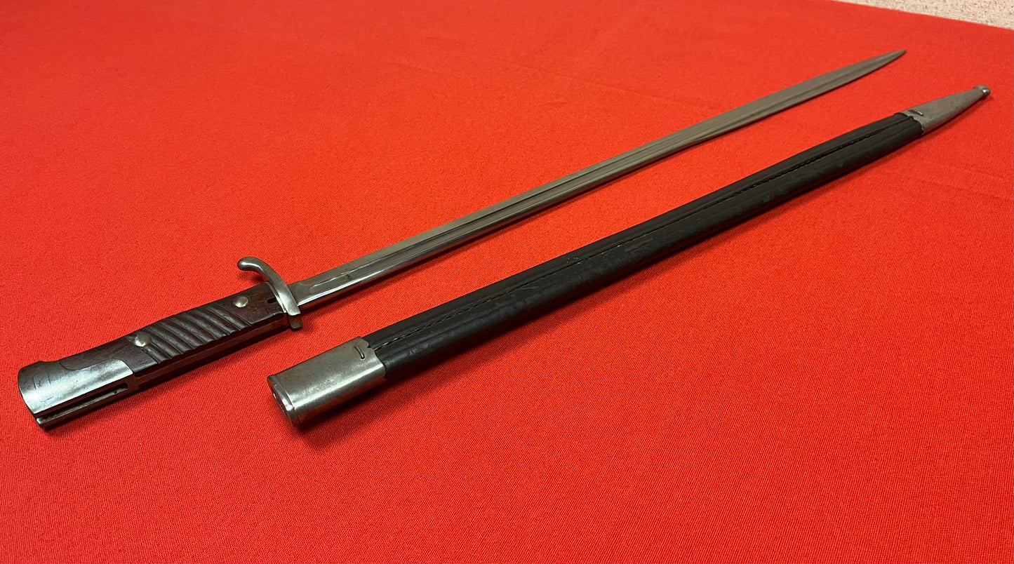 WW1 Era M1898 German "Quill Point" Bayonet W/ Matching Numbers by Simson & Co Suhl