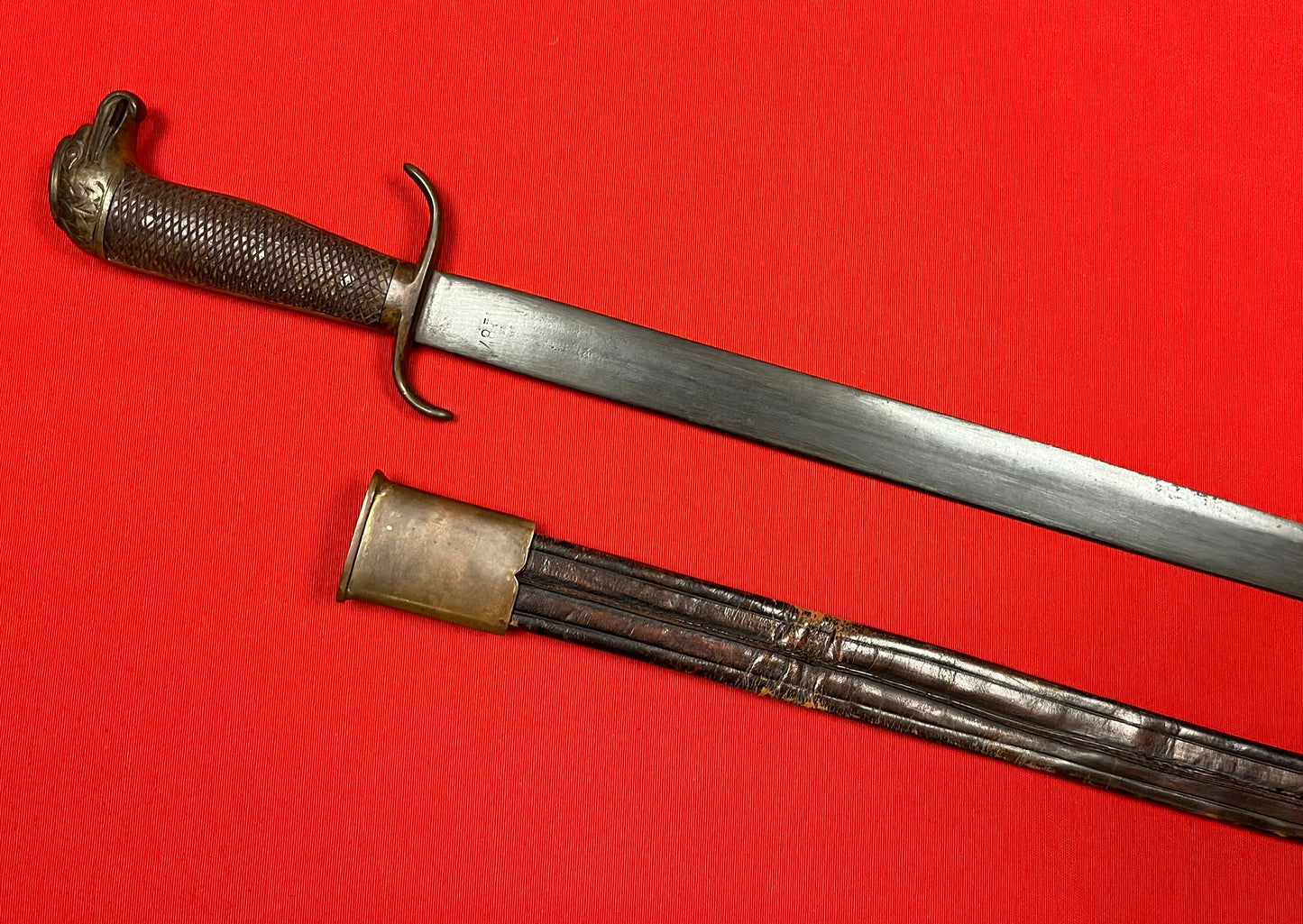 Original Spanish Officers Eagle Head Machete/Sword - Spanish American War 1898