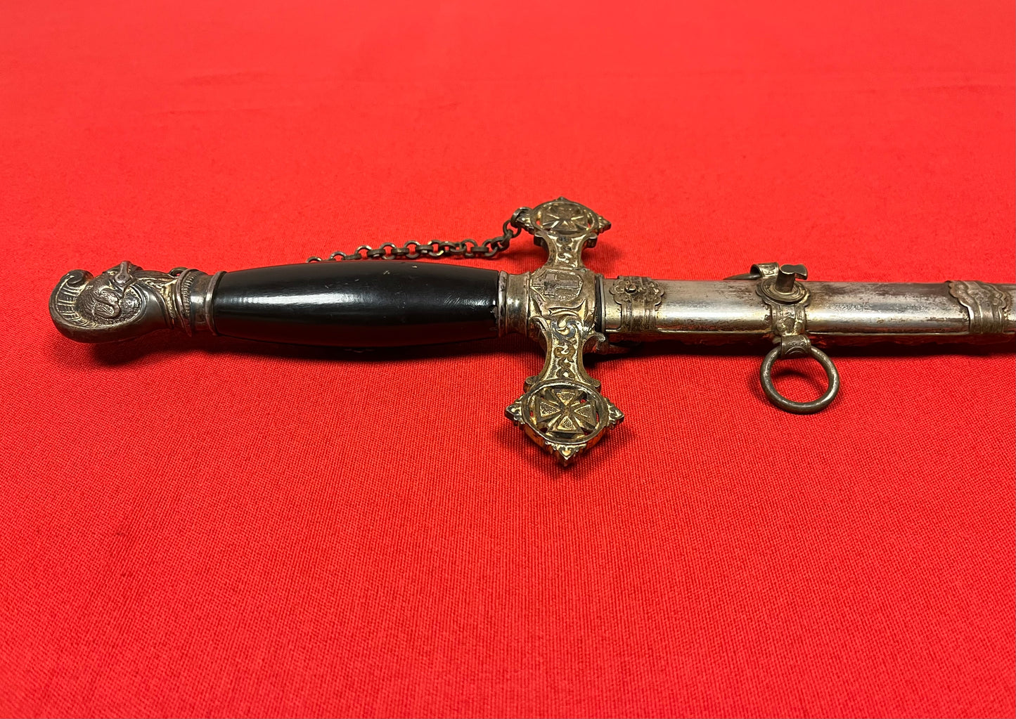 1890’s Knights Templar Fraternal Order Sword (Named & engraved) by Henderson-Ames Co.