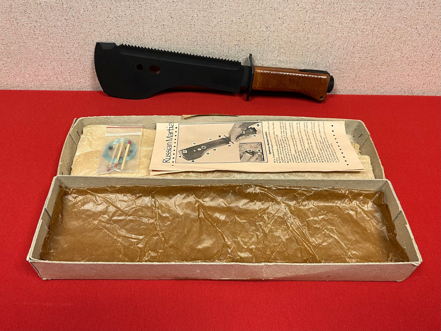 Vintage - Russian Soviet USSR Spetznaz Machete Special Forces Survival Knife 15"