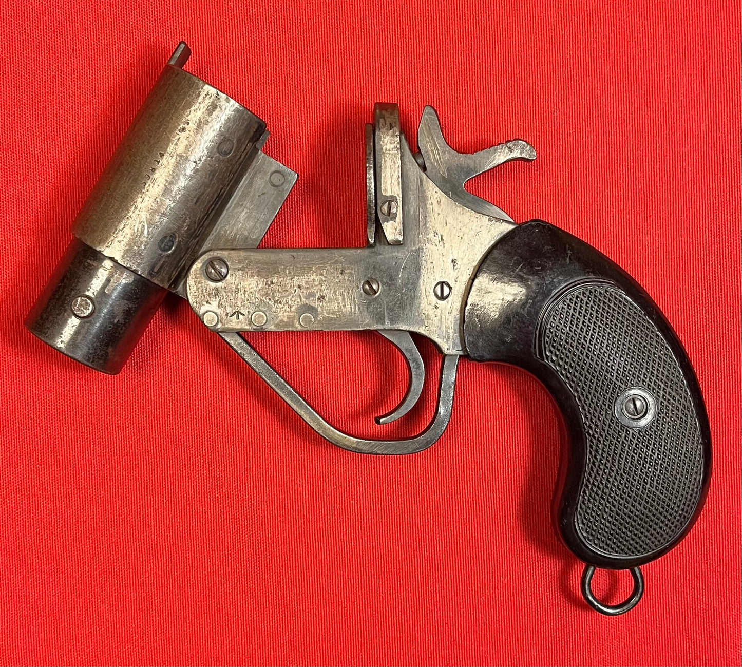 Original British WWII Molins No.2 Mk.5 Flare Signal Pistol for Armored Fighting Vehicles - Circa 1940