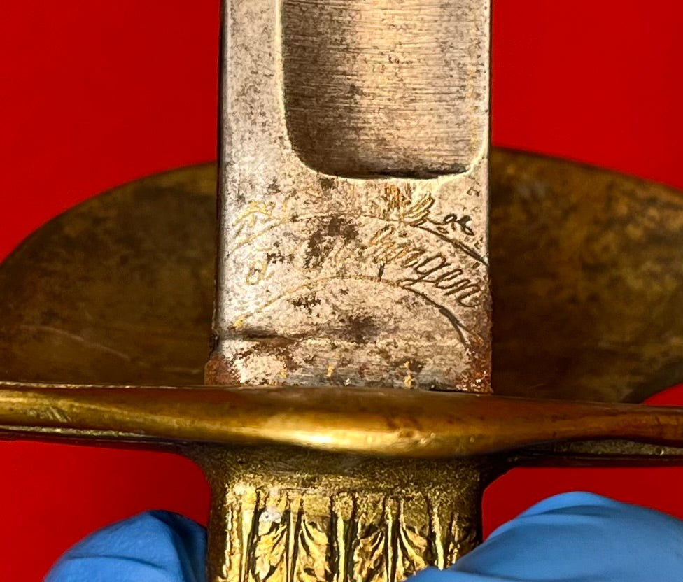 U.S. M1830 Officer's Eagle Head Pommel Sword P. Knecht