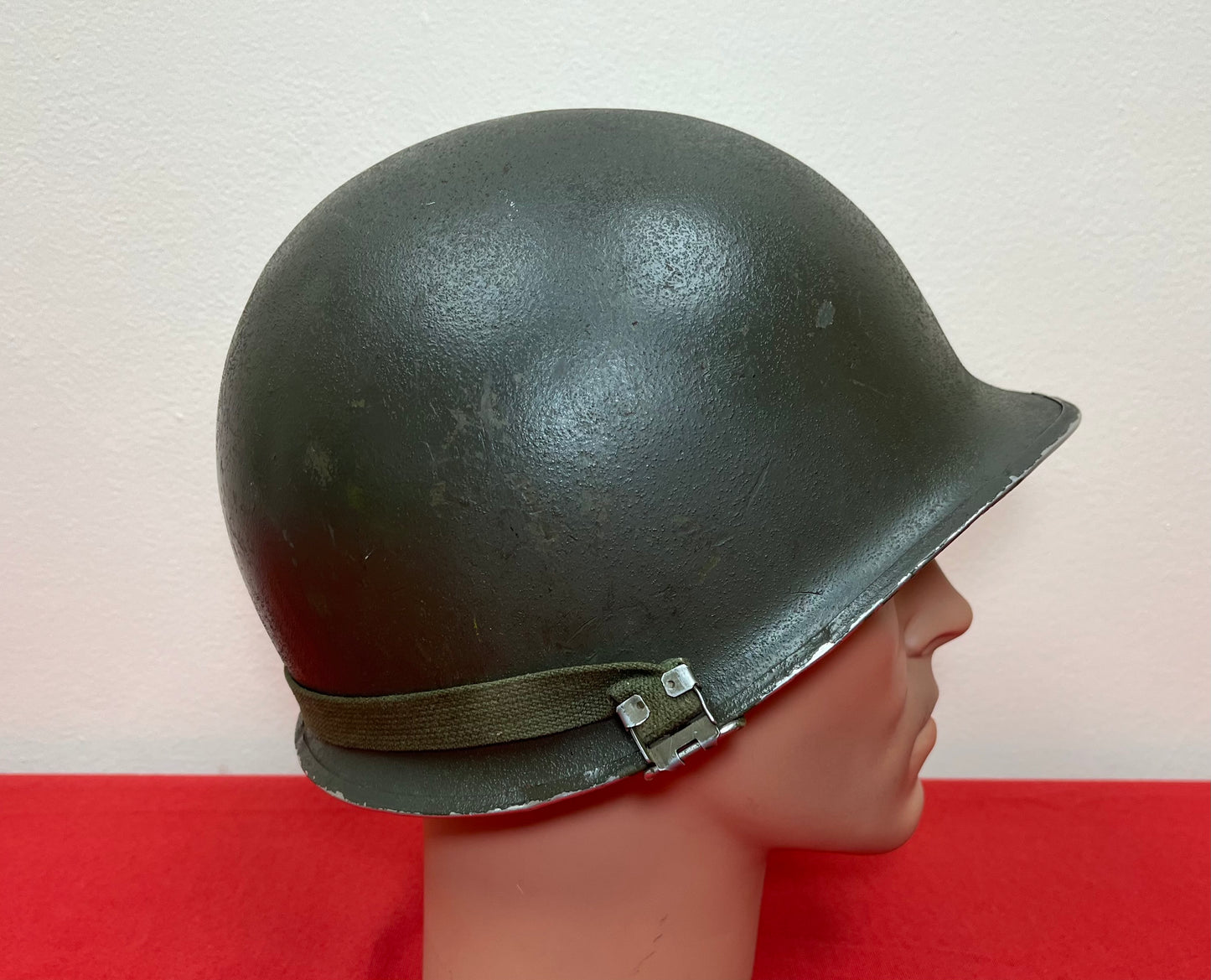 Authentic U.S. M1 Helmet & Liner Named W/ Insignia - Vietnam Era