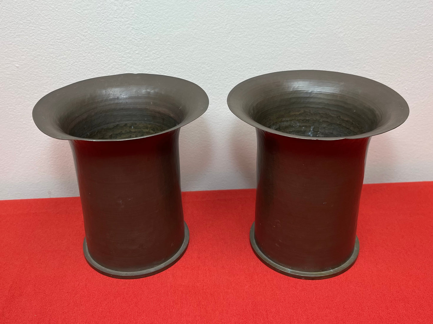 WW2 JAPANESE 170MM ARTILLERY SHELL (TRENCH ART) VASES/PLANTERS - LARGE