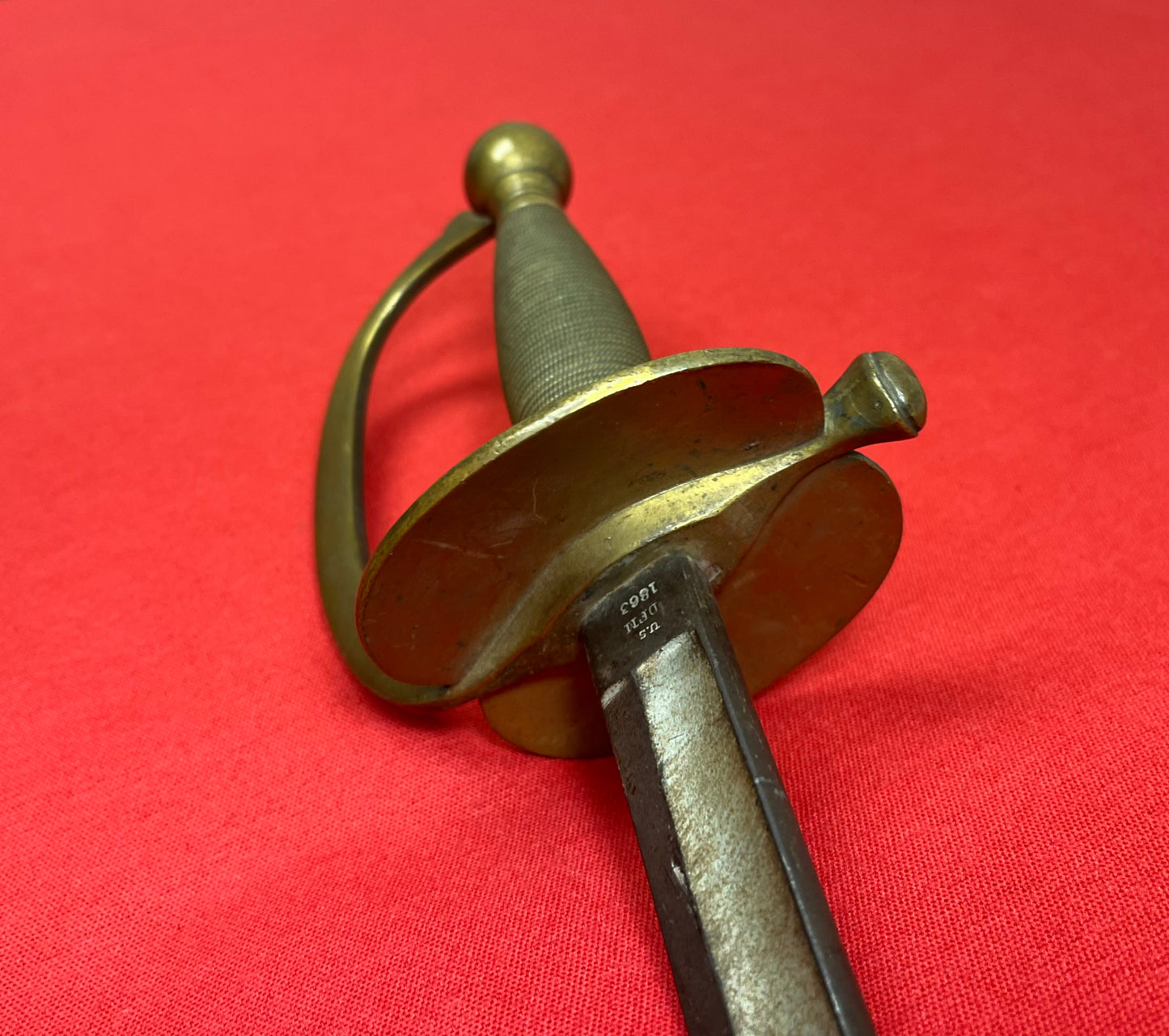 U.S. M1840 NCO Non-Commissioned Officer's Sword by Emerson & Silver Dated 1863 - Civil War Era