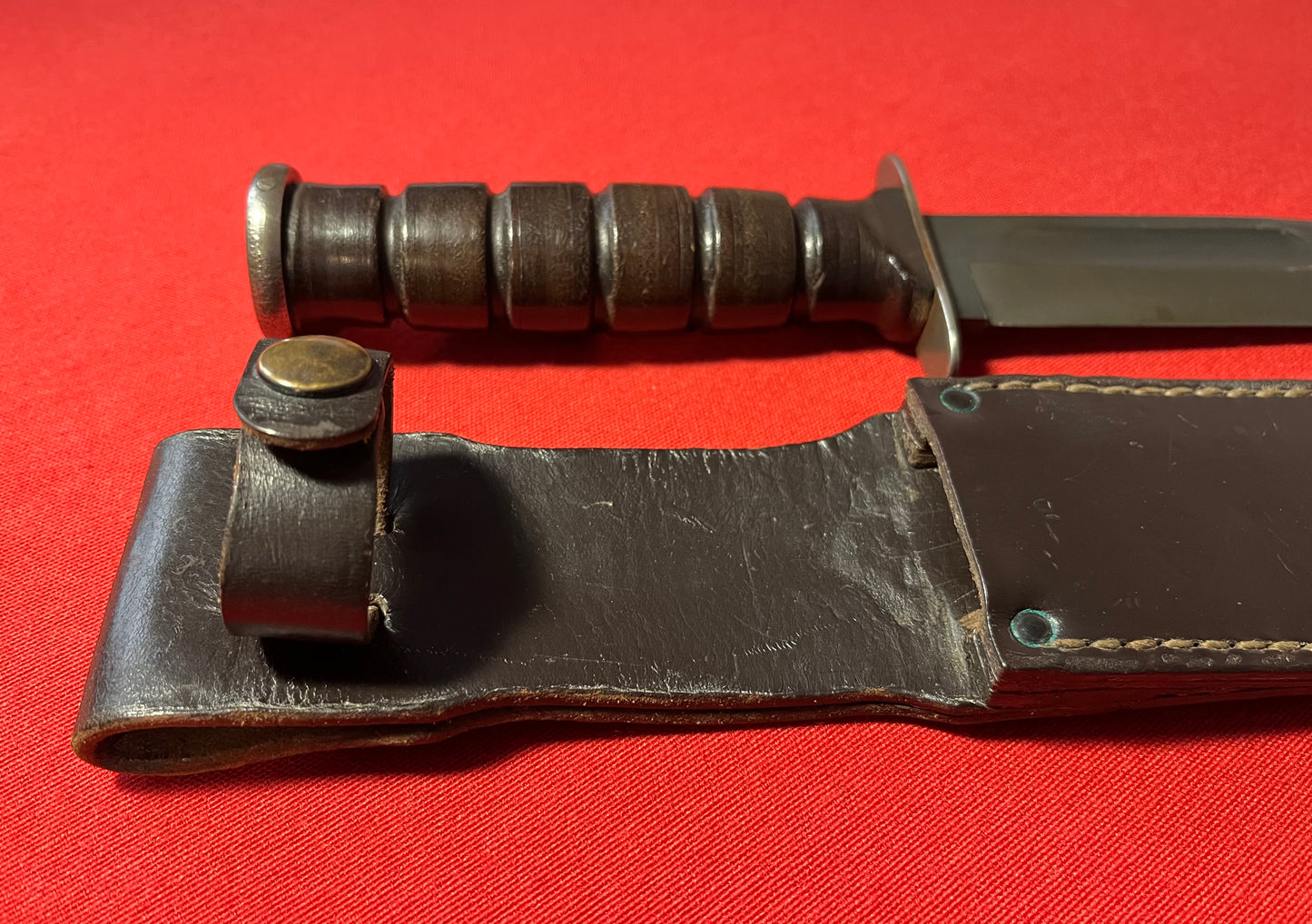 Vietnam Era U.S. CAMILLUS NY MARK 2 Fighting Knife MK2 " ID Number " Engraved